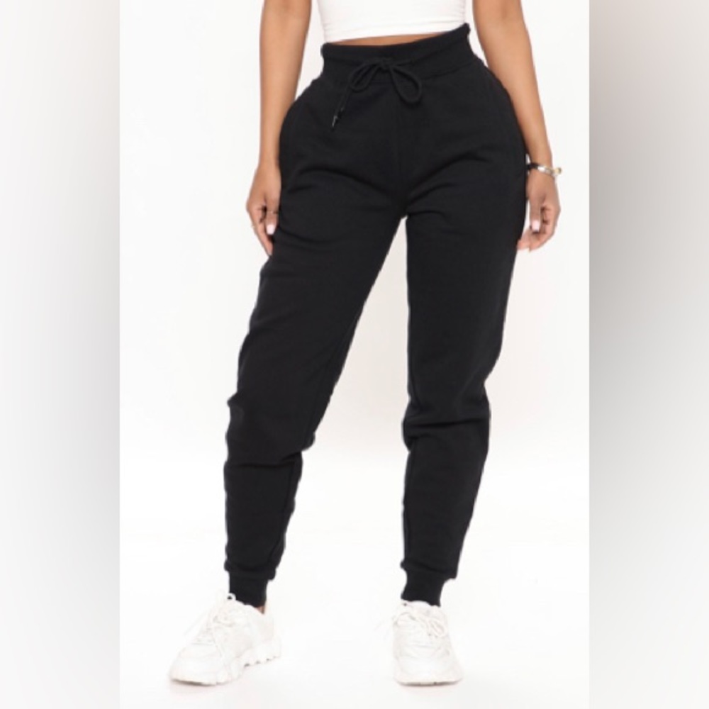 Stole Your Boyfriend’s Oversized Jogger - Black